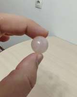 Мини шарик из розового кварца