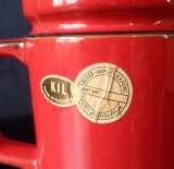 Кофейник красный Kil. Югославия.