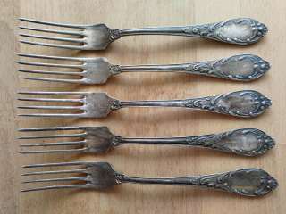 Вилки столовые СССР мельхиор МНЦ 15-20, ЗiШ, ЗиШ