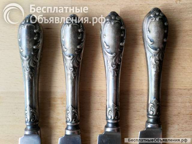 Ножи столовые СССР мельхиор МНЦ 15-20, ЗiШ, ЗиШ