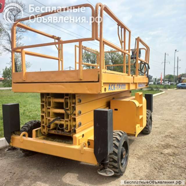 Ножничных подъёмников - Купить самоходный подъёмник (электро -дизель), бу