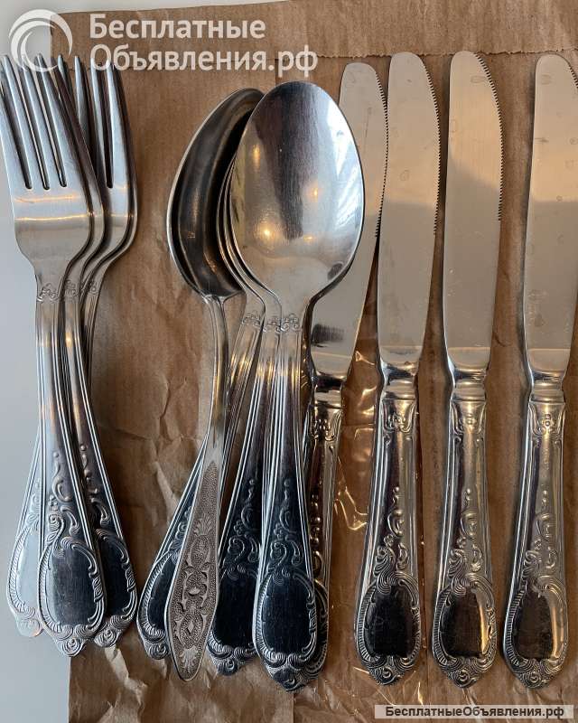 Столовые приборы-3 х 4 = 12 шт