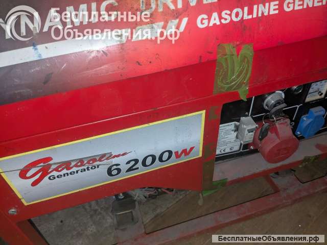 Генератор 6,2 квт Трехфазный