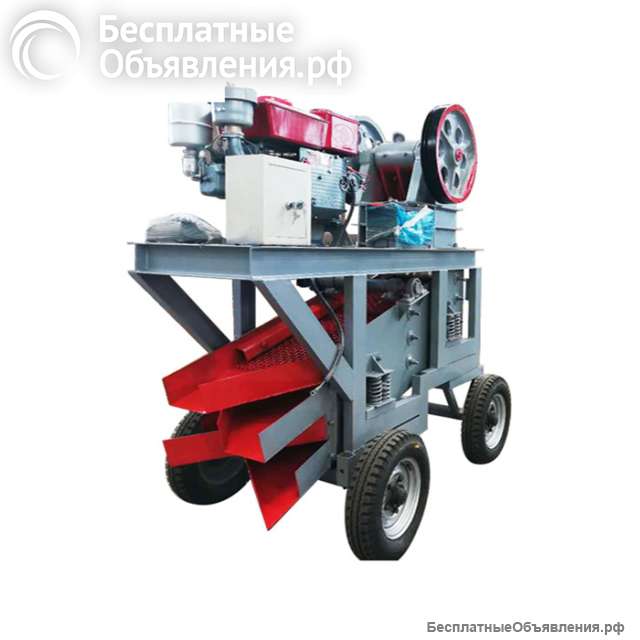 Мобильная щёковая дробилка PE200x350