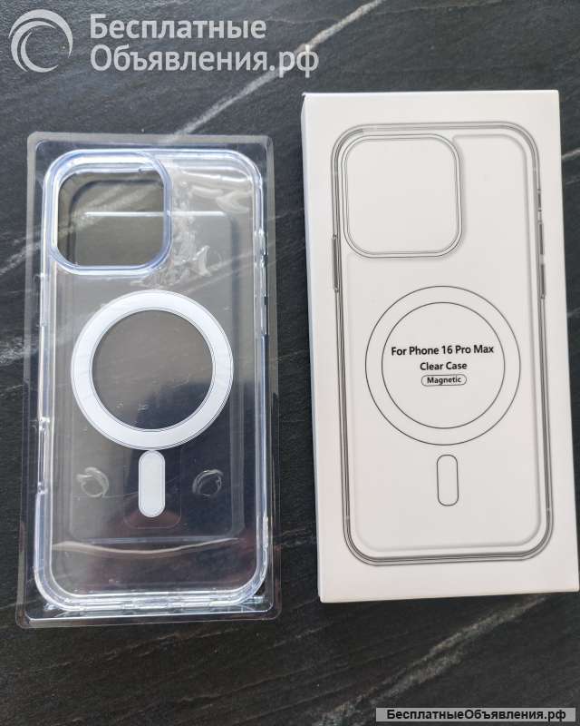 Прозрачный чехол на iPhone 16 Pro