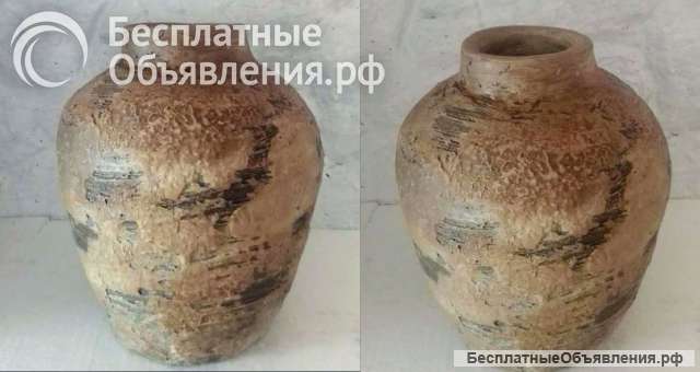 Напольные большие вазы для сухоцветов из бетона, большие кашпо вазы из арт-бетона