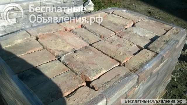 Красный кирпич б/у в хорошем состоянии