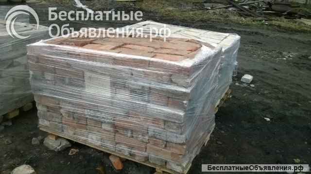 Красный кирпич б/у в хорошем состоянии