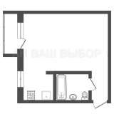 1к квартира в Тюмени, Мира, 29