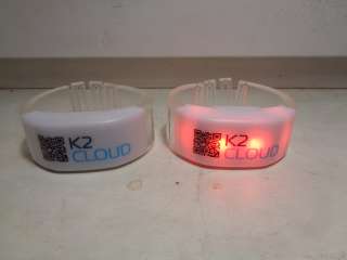 Электронные браслеты K2 Cloud на руку