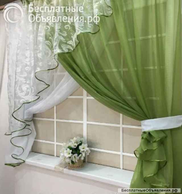 Тюль на кухню