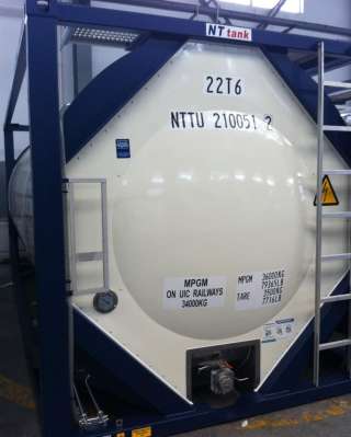 Танк-контейнер тип Т11 объём 18м3 для перевозки кислоты, новый