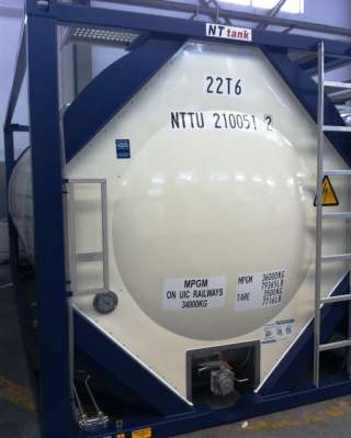 Танк-контейнер тип Т11 объём 21м3 для перевозки кислоты, новый