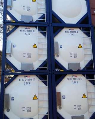 Танк-контейнер тип Т11 объём 24м3 для перевозки жидких удобрений, новый