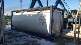 Танк-контейнер тип Т11 объём 25м3 для перевозки солевых растворов, новый