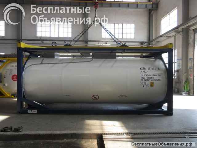 Танк-контейнер объём 18м3 тип Т11, для перевозки уксусной кислоты