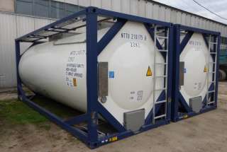 Танк-контейнер объём 21м3 тип Т11, для перевозки хлористоводородной кислоты