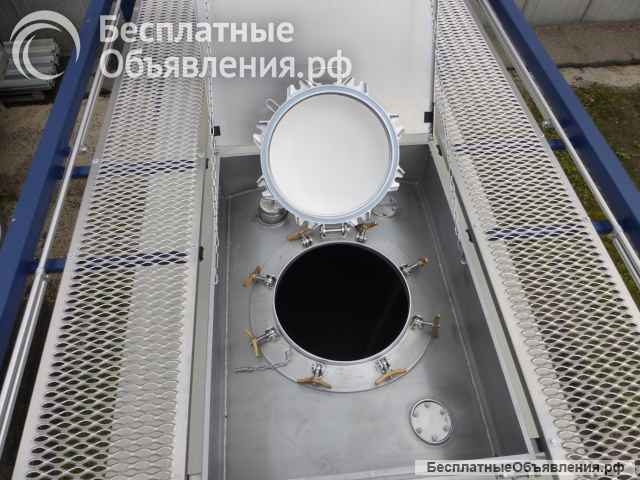 Танк-контейнер объём 21м3 тип Т11, для перевозки хлористоводородной кислоты