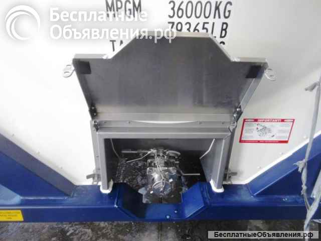 Танк-контейнер объём 25м3 тип Т11, для перевозки хлористоводородной кислоты