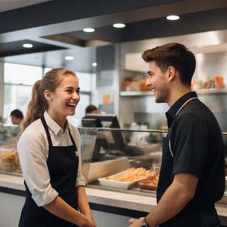 Сотрудники и уборщики в ресторан быстрого питания г. Волгоград