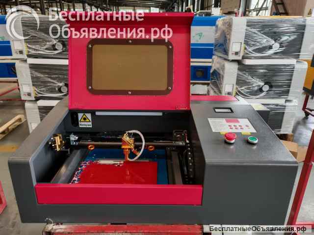 Лазерный со2 чпу станок Voiern 3020 новый, поле 30x20 см