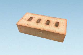 Кирпич цокольный красный М 150 полнотелый