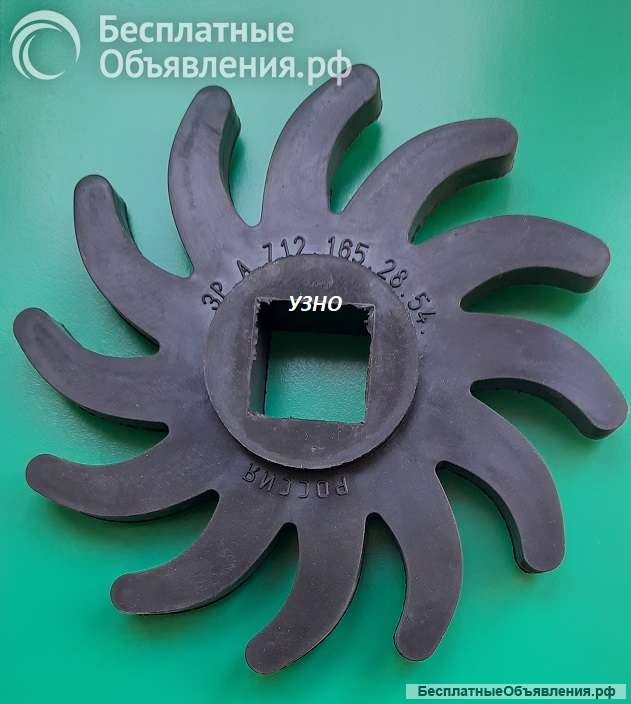 Резиновый диск сепаратора Z-12. D-165x30x30мм. на сито торфа.