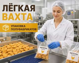 Упаковщики/ вахта с питанием