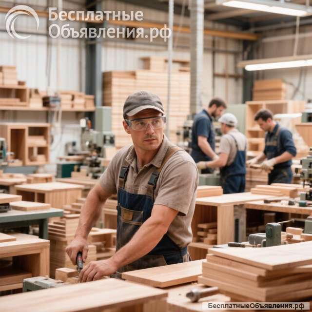 Разнорабочии и грузчики на мебельное производство