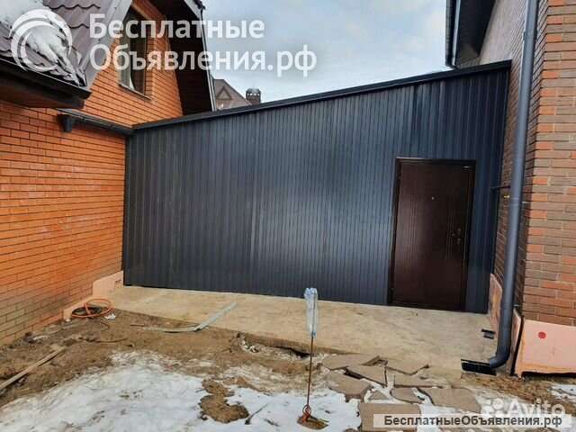 Хозблок сарай дровница