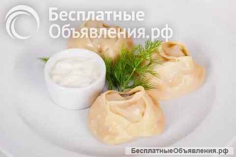 Манты готовые, домашние, разные
