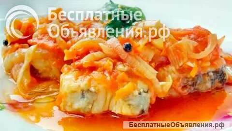 Рыба филе под маринадом любое в банках