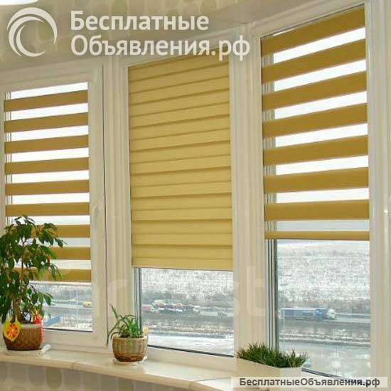 Рулонные шторы на пластиковые окна под заказ в Хабаровске
