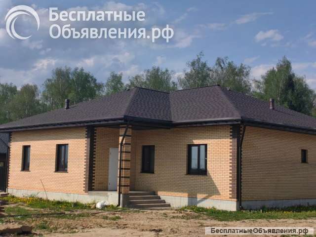 Капитальный дом из газоблока с магистральным газом и тёплым полом центральным водопроводом «под клю