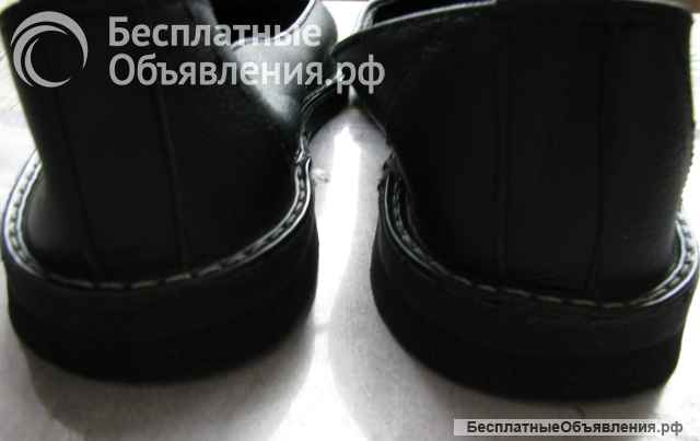 Тапочки рабочие кожаные