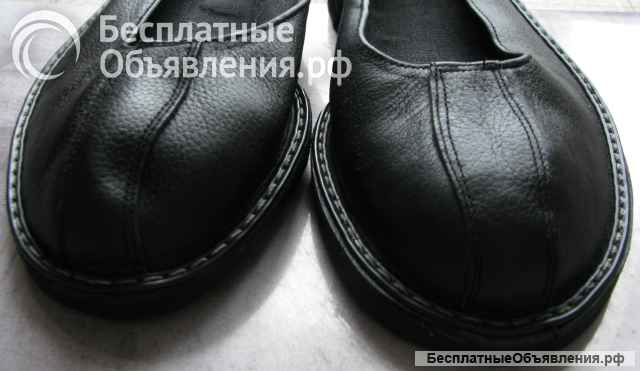 Тапочки рабочие кожаные