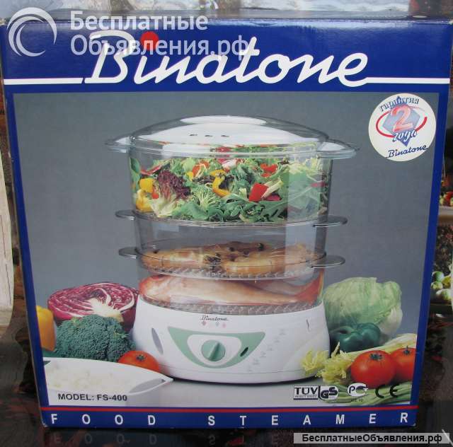 Пароварка электрическая Binatone FS-400