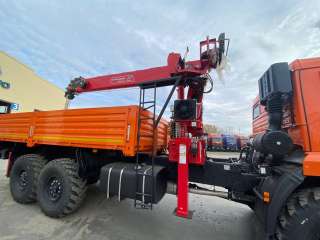 Бортовой КАМАЗ 43118-3027-48 с КМУ Horyong 206