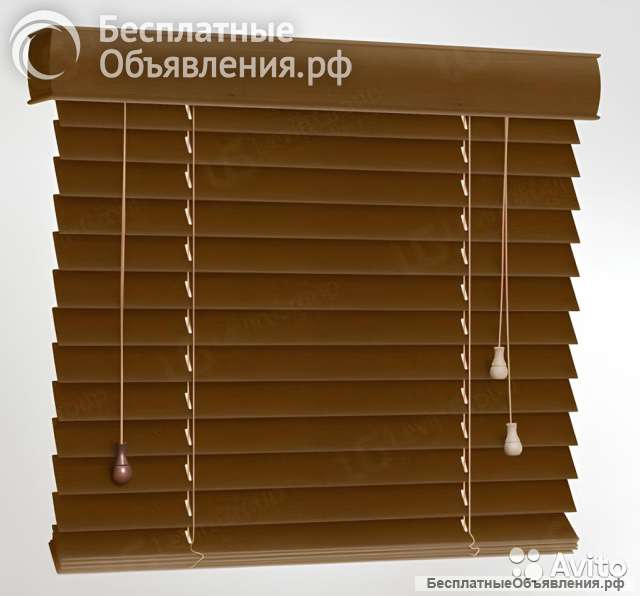 Жалюзи горизонтальные деревянные