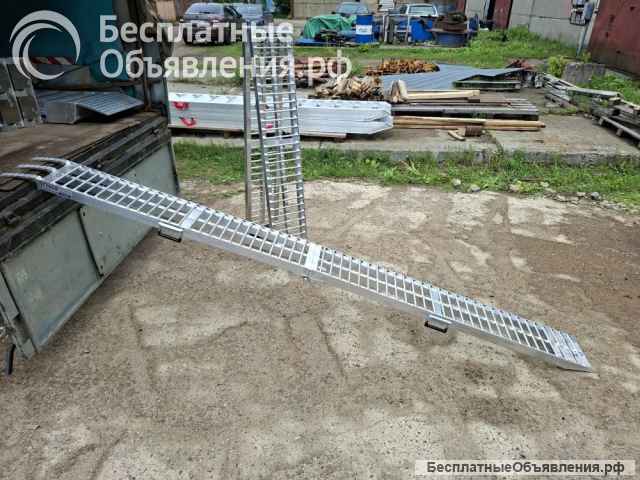 Аппарели алюминиевые для погрузки техники