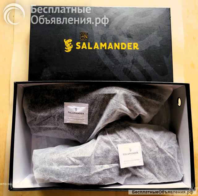 Полуботинки мужские. Классика. Броги. "Salamander".