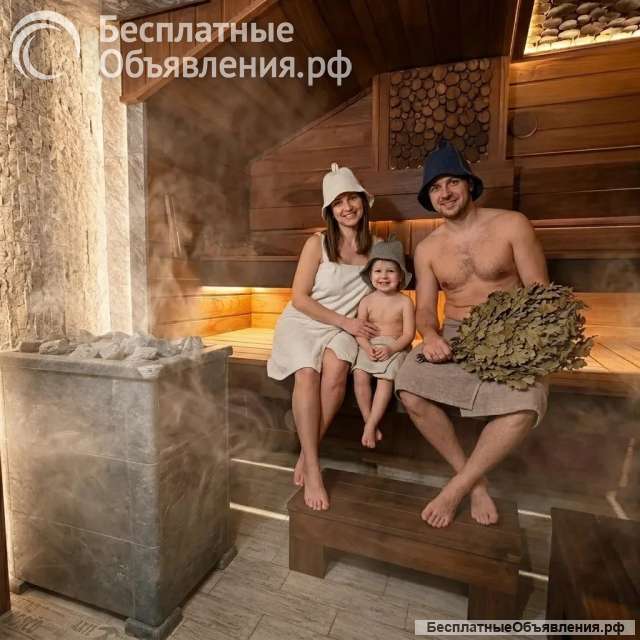 Апартаменты с теплым бассейном и русской баней в центре Сириуса