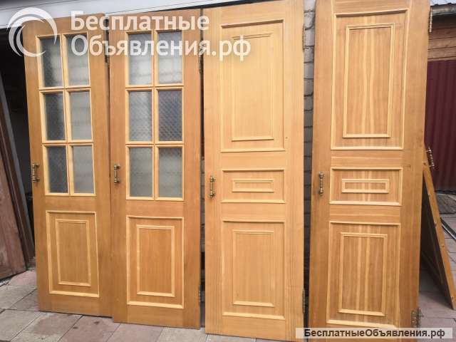 Полотна дверей бу для дачи. сада