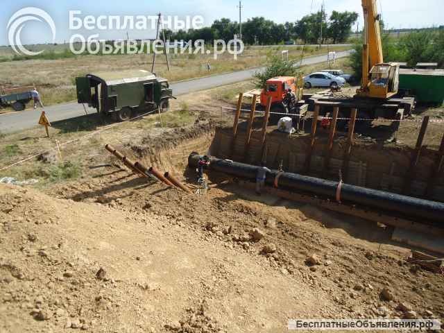 Горизонтальное бурение, проколы, продавливание труб, ГНБ