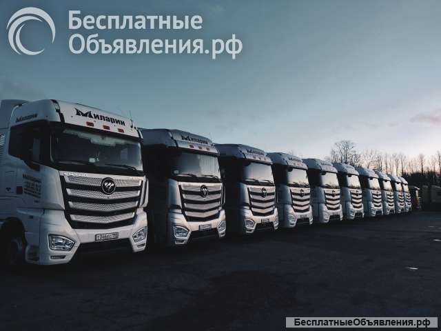 Водитель Е категории на контейнеровозы 15/15