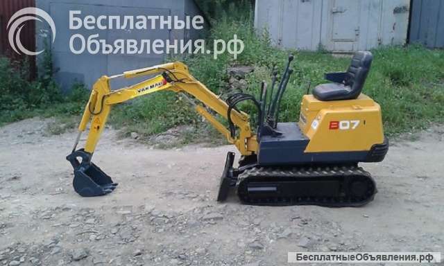 Мини-экскаватор YANMAR B-07