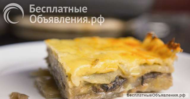Вареники с шампиньонами, запеканка, блины
