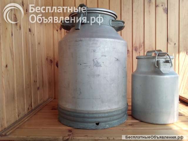 Фляга алюминиевая 10, 40 литров (СССР)