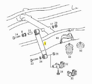 Амортизатор задний Vario A0053267100 Mercedes