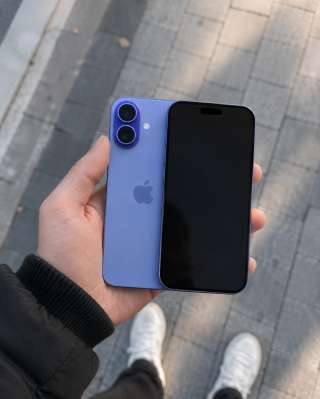 IPhone 16 128 ГБ Синий (SIM+eSIM) Новый